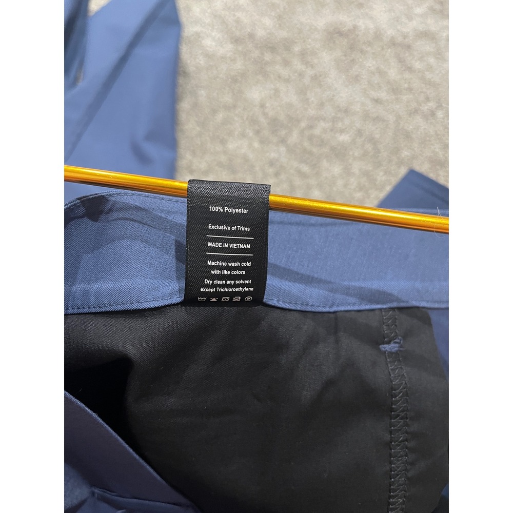 Public Rec All Day Every Day Pants Mens 38/28 Slate Blue Performance Trousers - Picture 9 of 10
